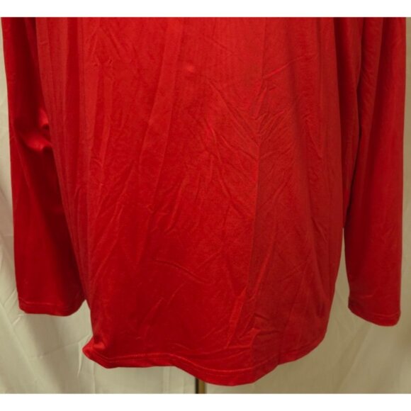 MLB St. Louis Cardinals XL Red 1/4 Zip Logo Pullover Cool Base Shirt Jacket - Picture 3 of 13